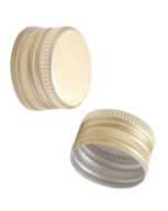 Capac aluminiu prefiletat D31.5*18 mm, cod DC17