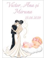 Eticheta autoadeziva/cartonata pentru sticle si borcane, cod E209