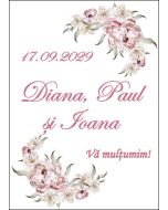 Eticheta autoadeziva/cartonata pentru sticle si borcane, cod E212