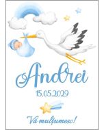 Eticheta autoadeziva/cartonata pentru sticle si borcane, cod E300