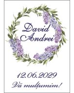 Eticheta autoadeziva/cartonata pentru sticle si borcane, cod E343