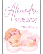 Eticheta autoadeziva/cartonata pentru sticle si borcane, cod E347