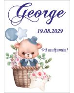 Eticheta autoadeziva/cartonata pentru sticle si borcane, cod E352