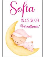 Eticheta autoadeziva/cartonata pentru sticle si borcane, cod E354