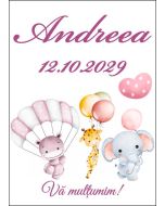 Eticheta autoadeziva/cartonata pentru sticle si borcane, cod E364