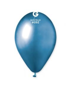 Balon latex albastru lucios 33 cm, cod 120.92