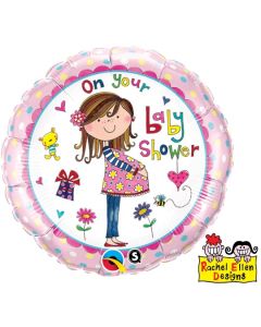 Balon folie Baby Shower, 45 cm, cod 14970