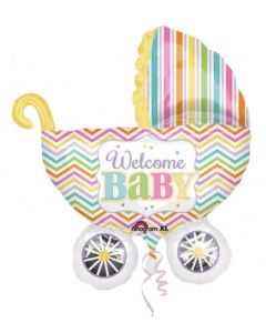 Balon folie Carucior Welcome Baby, 71*79 cm, cod 31588