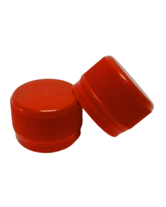 Capac prefiletat din plastic 28 mm rosu, cod DC01 rosu