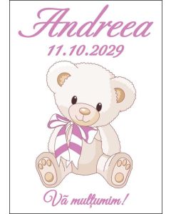 Eticheta autoadeziva/cartonata pentru sticle si borcane, cod E303