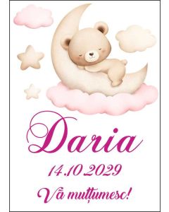 Eticheta autoadeziva/cartonata pentru sticle si borcane, cod E305