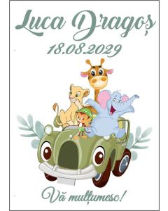 Eticheta autoadeziva/cartonata pentru sticle si borcane, cod E310