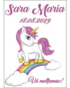 Eticheta autoadeziva/cartonata pentru sticle si borcane, cod E311