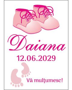 Eticheta autoadeziva/cartonata pentru sticle si borcane, cod E325