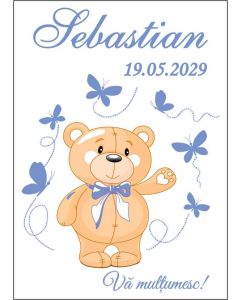 Eticheta autoadeziva/cartonata pentru sticle si borcane, cod E329