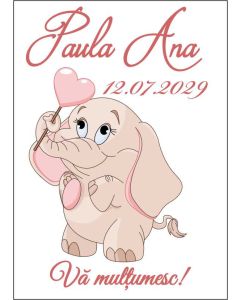 Eticheta autoadeziva/cartonata pentru sticle si borcane, cod E332