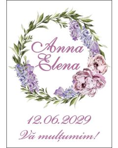 Eticheta autoadeziva/cartonata pentru sticle si borcane, cod E342