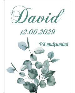 Eticheta autoadeziva/cartonata pentru sticle si borcane, cod E344