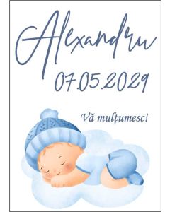 Eticheta autoadeziva/cartonata pentru sticle si borcane, cod E346