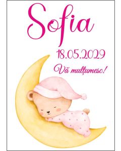 Eticheta autoadeziva/cartonata pentru sticle si borcane, cod E354