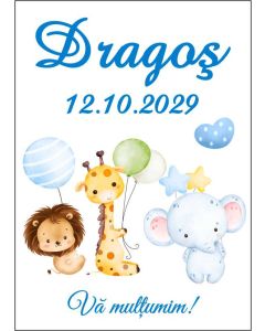 Eticheta autoadeziva/cartonata pentru sticle si borcane, cod E363