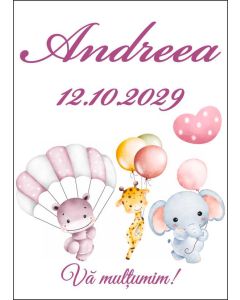 Eticheta autoadeziva/cartonata pentru sticle si borcane, cod E364