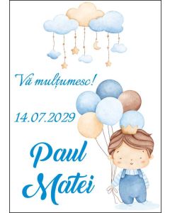 Eticheta autoadeziva/cartonata pentru sticle si borcane, cod E366