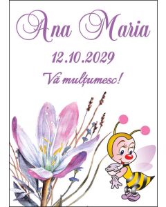 Eticheta autoadeziva/cartonata pentru sticle si borcane, cod E378