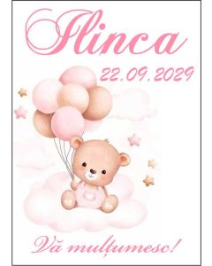 Eticheta autoadeziva/cartonata pentru sticle si borcane, cod E380