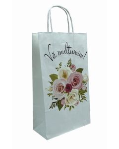 Punga Alba, cod Flower-bouquet-M-bag