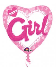 Balon folie Inima roz, 91 cm, cod 30921