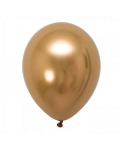 Balon latex argintiu lucios 33 cm, cod 120.88