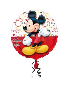 Balon folie Mickey Mouse, 45 cm, cod 30645