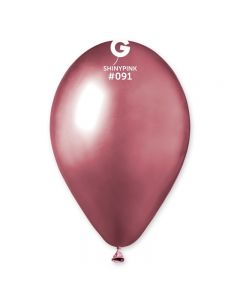 Balon latex roz lucios 33 cm, cod 120.91