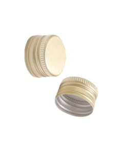 Capac aluminiu prefiletat D22*15 mm auriu, cod DC13