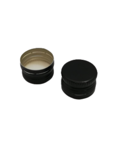 Capac aluminiu prefiletat D18 mm negru, cod DC10 negru