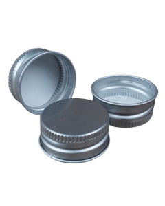 Capac aluminiu prefiletat D26*12 mm argintiu, cod DC21 argintiu