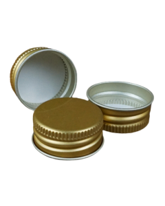 Capac aluminiu prefiletat D26*12 mm auriu, cod DC21 auriu